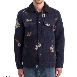 SCOTCH & SODA
Men's Swirl Jacquard Graphic Jacket